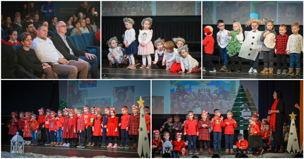 FOTO Božićna radost ispunila Dom kulture: nezaboravna priredba Dječjeg vrtića Vesela loptica BeFunky collage