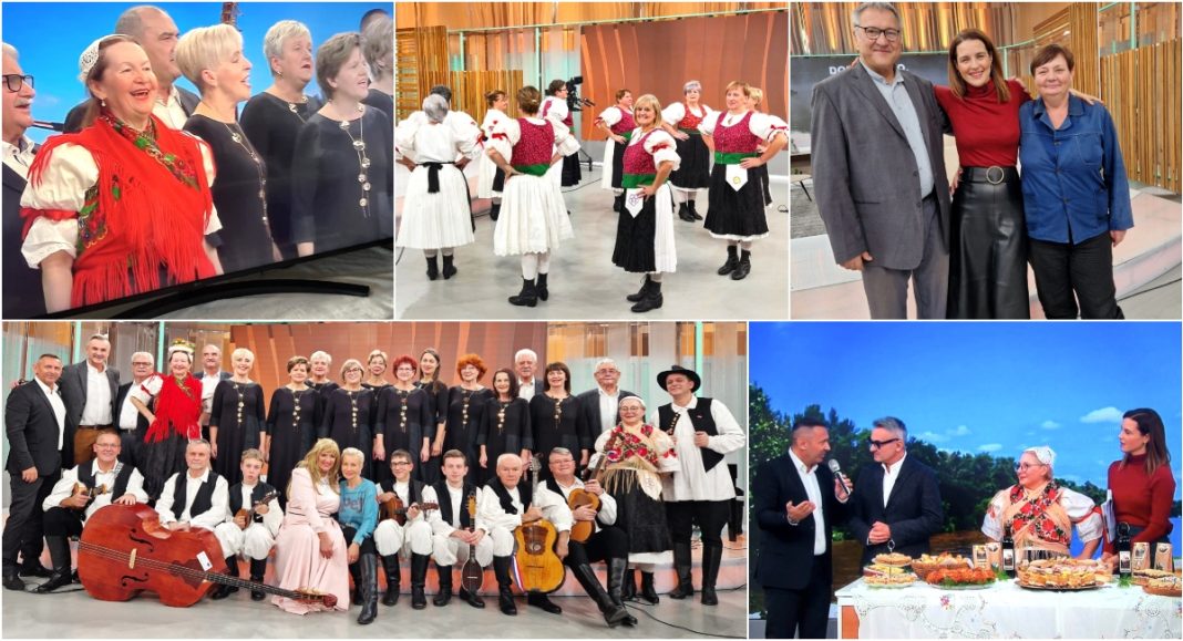 FOTO KUD Mura oduševio nastupom u emisiji „Dobro jutro, Hrvatska” BeFunky collage 2025 12 01T194701.317