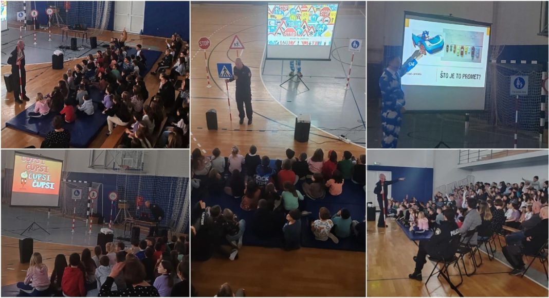 FOTO Učenici škole Sveti Juraj na Bregu kroz predstave i radionice učili o sigurnosti u prometu BeFunky collage 2025 12 03T142457.790