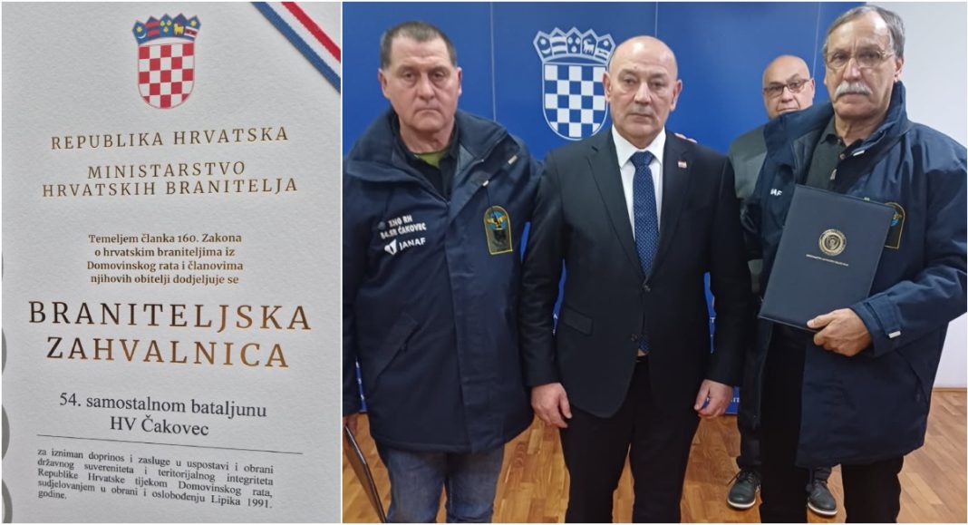 Mladen Magdalenić i Stjepan Valjak primili zahvalnicu za doprinos obrani Lipika 1991. BeFunky collage 2025 12 04T100900.237