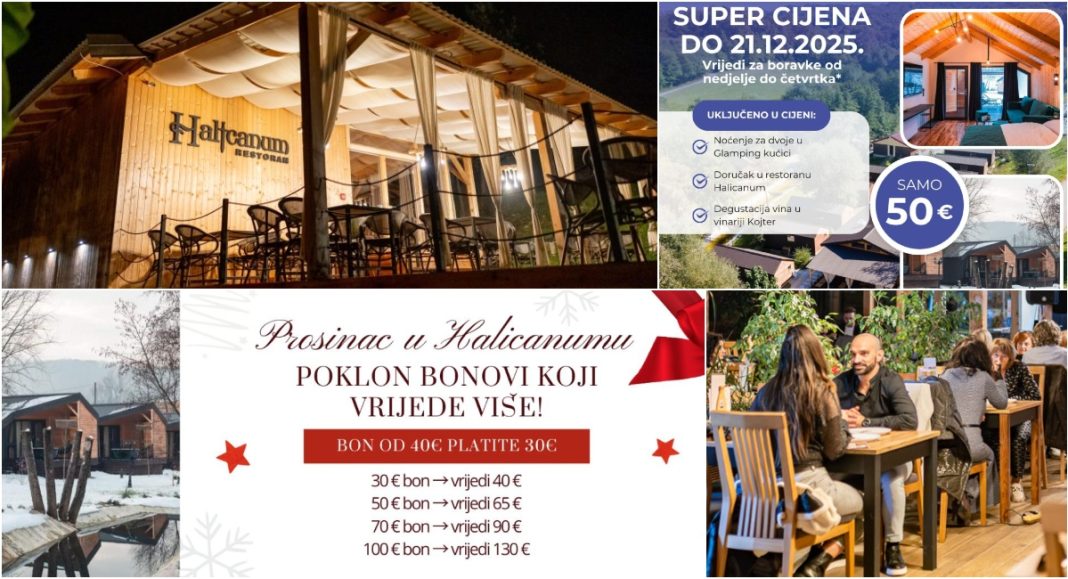 Ponuda u prosincu Halicanum resorta koju ne želite propustiti! BeFunky collage 2025 12 04T135755.710