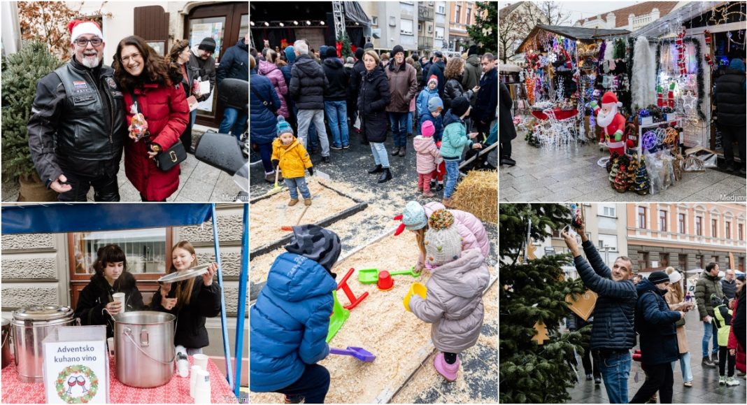 FOTO/VIDEO Čakovec jutros u blagdanskom duhu: sajam, nastupi i humanitarne akcije BeFunky collage 2025 12 06T133231.502