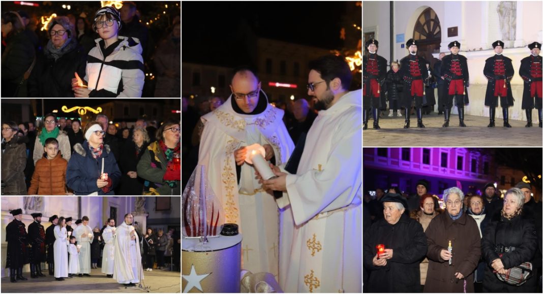 FOTO/VIDEO Advent u Čakovcu: paljenje svijeće, misa i druženje BeFunky collage 2025 12 06T194230.735