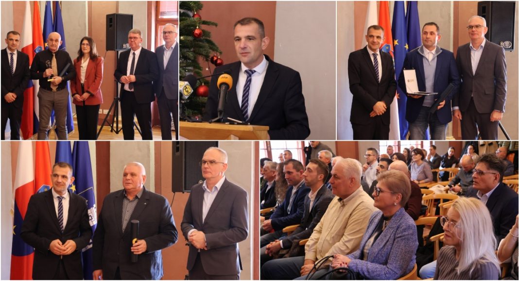 FOTO Na svečanosti Obrtničke komore Međimurske županije nagrada za životno djelo dodijeljena obrtniku Dušanu Sraki iz Otoka BeFunky collage 2025 12 09T173951.837