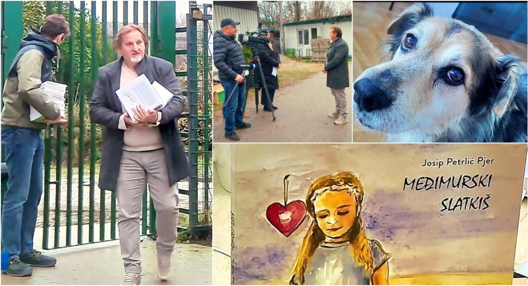 FOTO Pisac Josip Petrlić Pjer i Azil Prijatelji Čakovec spojeni kroz knjigu i humanitarnu akciju BeFunky collage 2025 12 10T101904.730