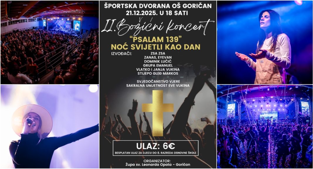 U pjesmi i molitvi: Koncert “Psalam 139” obogatit će advent u Goričanu BeFunky collage 2025 12 11T141743.247