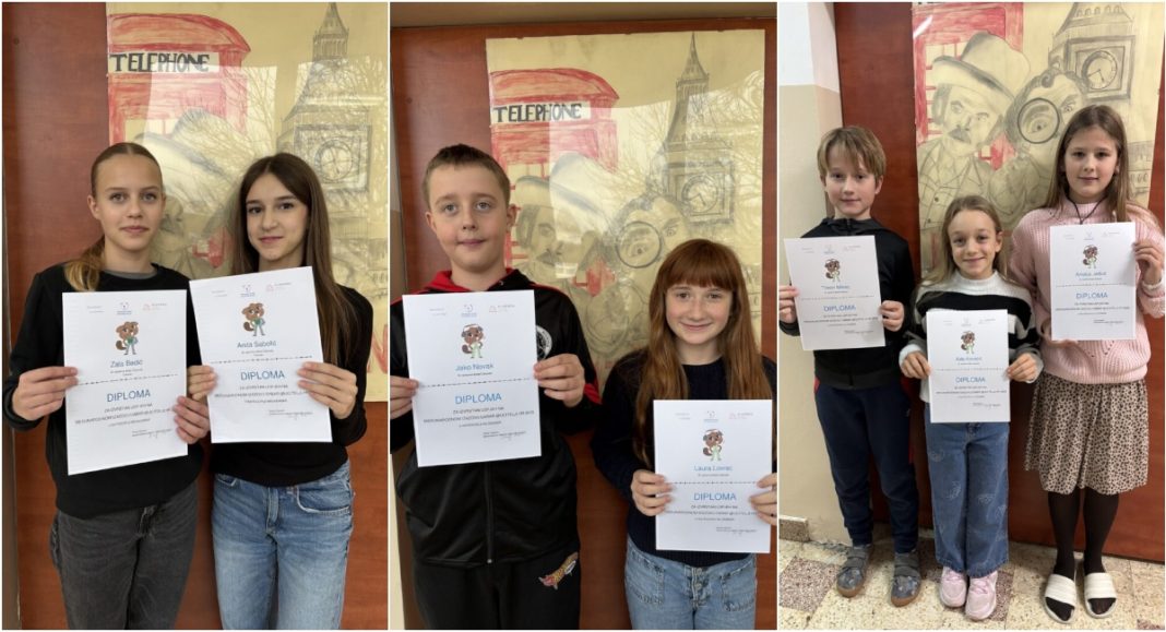 FOTO Učenici III. osnovne škole Čakovec uspješni na Međunarodnom izazovu Dabar BeFunky collage 2025 12 12T072743.477