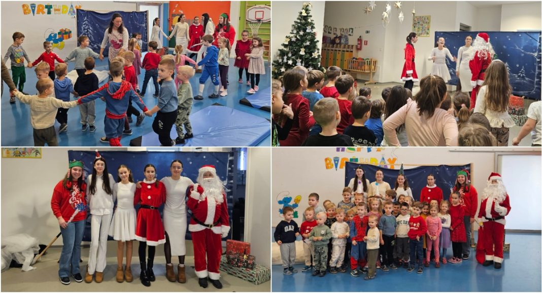 FOTO Dramska skupina OŠ Prelog božićnom predstavom razveselila vrtićke mališane BeFunky collage 2025 12 12T082655.314