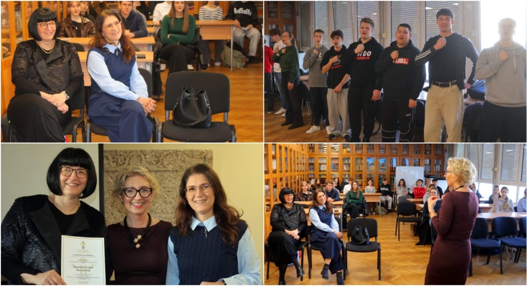 FOTO Školska govornica u čakovečkoj Gimnaziji Josipa Slavenskog okupila međimurske srednjoškolce u jačanju vještine javnog nastupa BeFunky collage 2025 12 12T134409.310