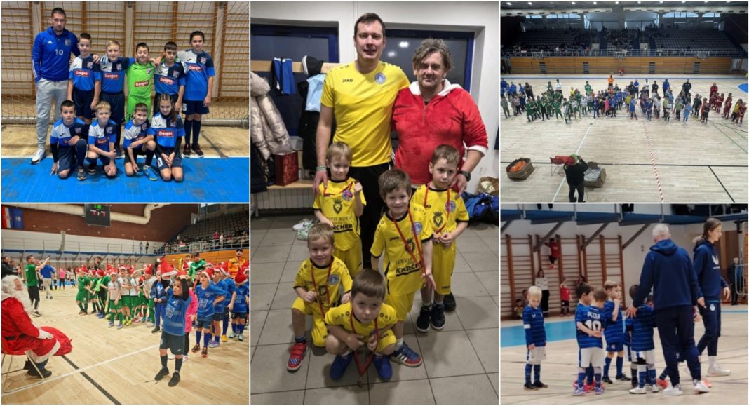 FOTO Više od 800 mališana sudjelovalo na jedinstvenom nogometnom turniru u Čakovcu BeFunky collage 2025 12 12T141203.609