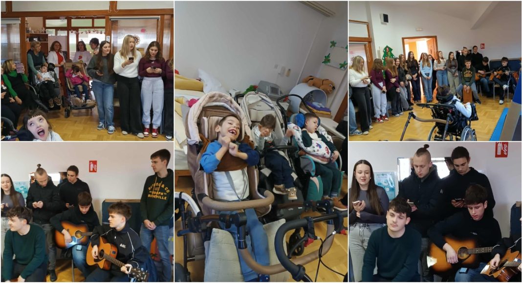 FOTO Blagdansko druženje uz glazbu učenika Gimnazije Josipa Slavenskog Čakovec BeFunky collage 2025 12 14T173026.185