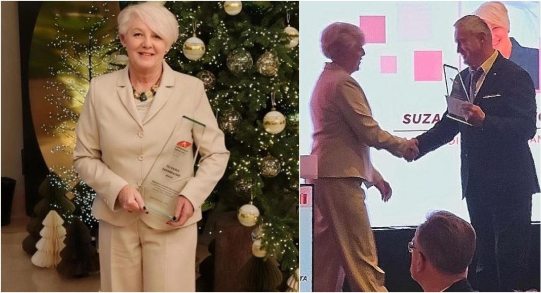 Profesorici Suzani Trupković iz čakovečke gimnazije dodijeljena nacionalna nagrada za razvoj školskog sporta BeFunky collage 2025 12 17T093258.655