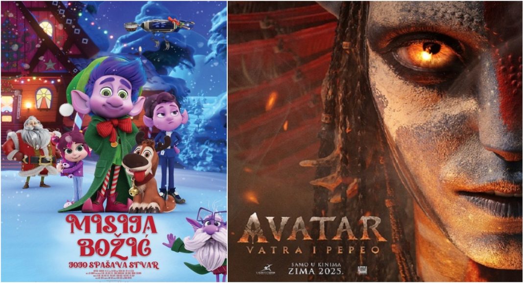 „Misija Božić: Jojo spašava stvar“ i „Avatar: Vatra i pepeo“ ovog vikenda u kinu Prelog BeFunky collage 2025 12 18T182331.323