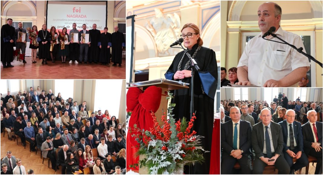 FOI obilježio Dan Fakulteta svečanom sjednicom u HNK-u Varaždin BeFunky collage 2025 12 19T132217.701