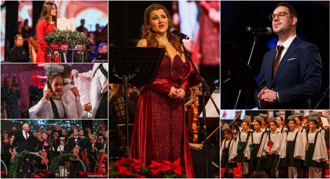 FOTO/VIDEO Čudesne izvedbe očarale prepunu dvoranu na Božićnom koncertu u Nedelišću BeFunky collage 2025 12 22T075726.486