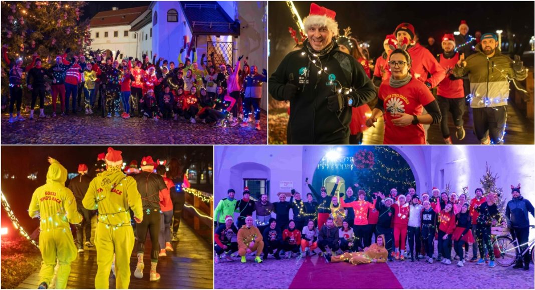 FOTO Noćno trčanje s lampicama razveselilo brojne građane! BeFunky collage 2025 12 23T093711.104