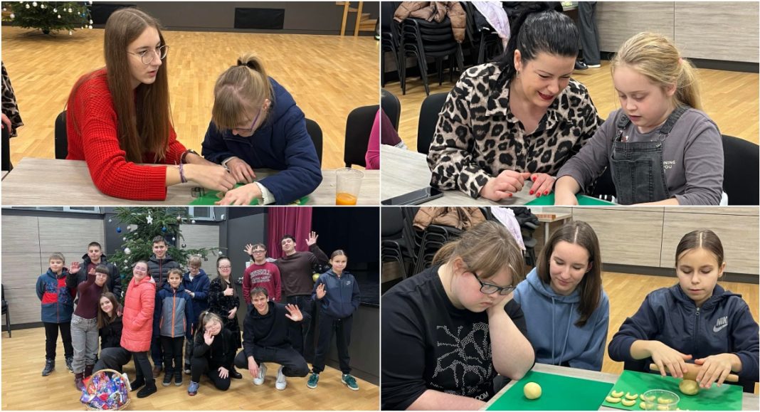 FOTO Blagdansko druženje i radionica izrade božićnih keksića u Udruzi za sindrom Down Međimurske županije BeFunky collage 2025 12 24T092805.002