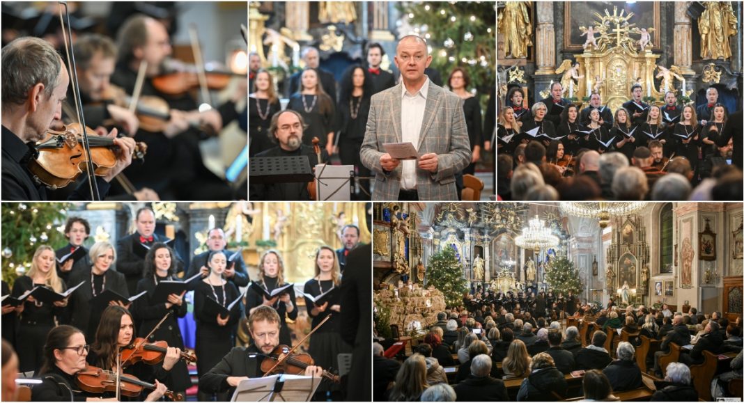 FOTO Zbor Chorus angelicus i Varaždinski komorni orkestar oduševili u Prelogu BeFunky collage 2025 12 24T144140.929