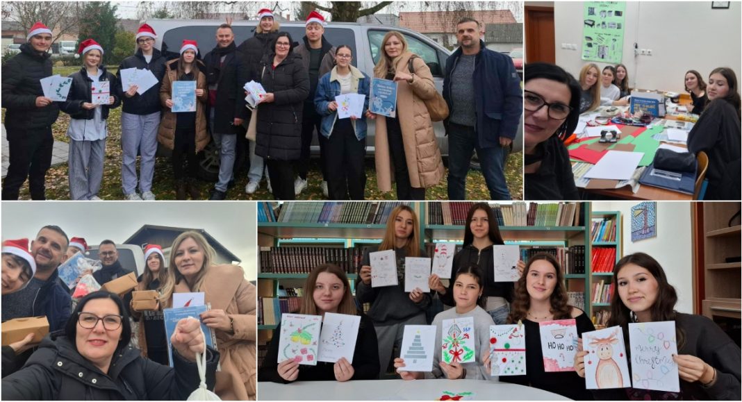 FOTO Učenici Srednje škole Prelog akcijom ‘Činimo dobro za lokalnu zajednicu’ razveselili potrebite sugrađane BeFunky collage 2025 12 24T191952.619