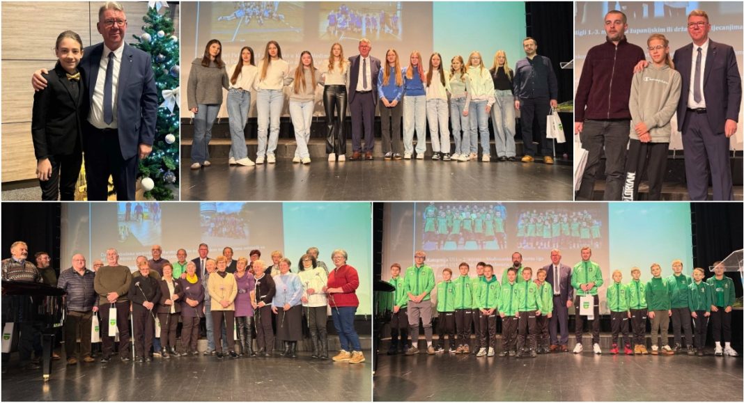 FOTO U Murskom Središću održan prijem za udruge, sportaše i pojedince koji su obilježili 2025. godinu BeFunky collage 2025 12 29T175849.017