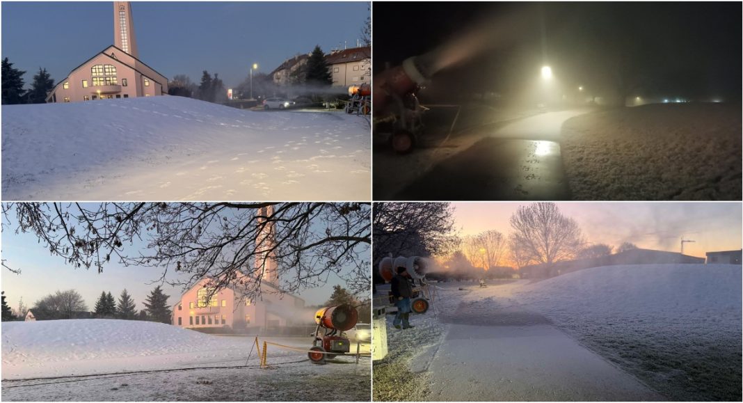 FOTO Topovi za umjetni snijeg zasniježili brežuljak na čakovečkom Jugu BeFunky collage 2025 12 30T075229.867