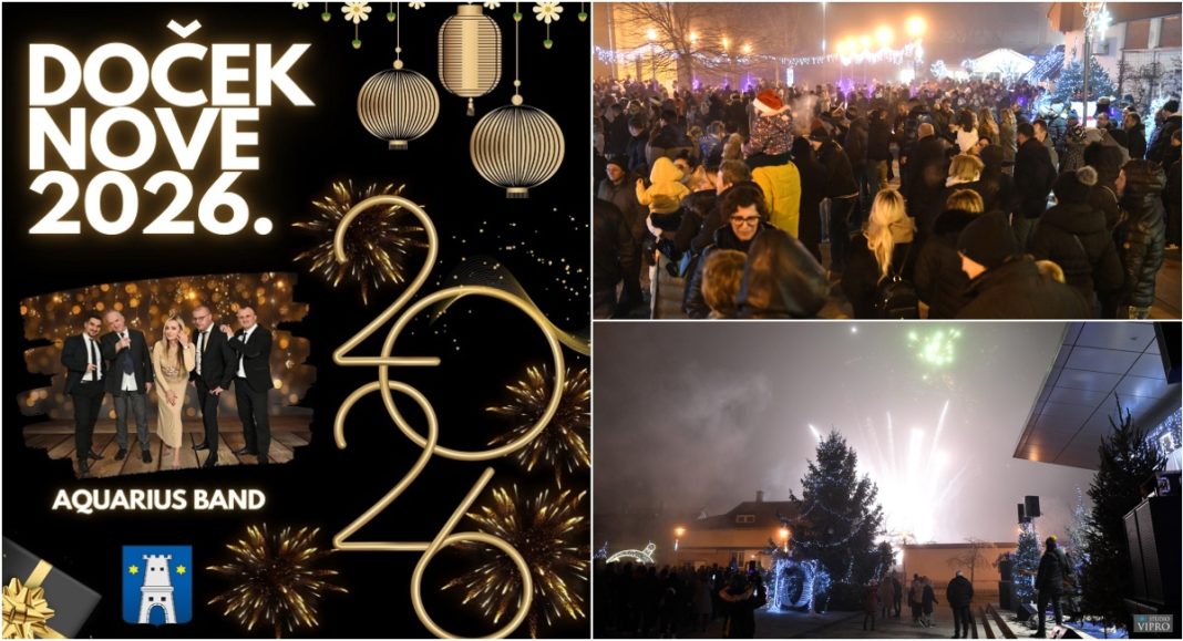 Doček Nove 2026. na otvorenom u Prelogu BeFunky collage 2025 12 30T095102.598