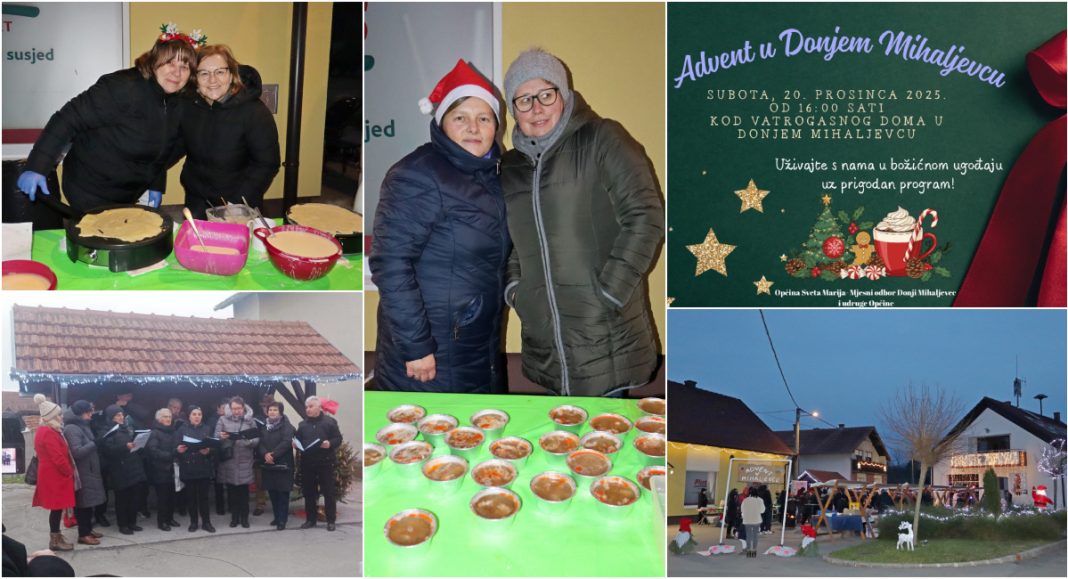 U subotu, 20. prosinca, uživajte u božićnom ugođaju na Adventu u Donjem Mihaljevcu GLAVNA