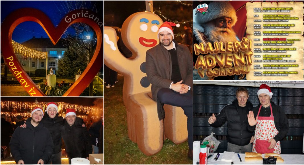 U subotu, 13. prosinca, veliki Božićni sajam u Goričanu uz tombolu, vinski grad, tamburaše, pršut… GLAVNA 2025 12 13T152604.025
