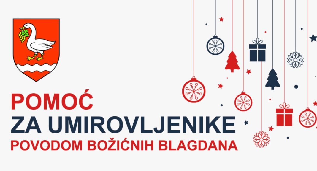 Dodjela jednokratne pomoći umirovljenicima povodom nadolazećih božićnih blagdana GLAVNA