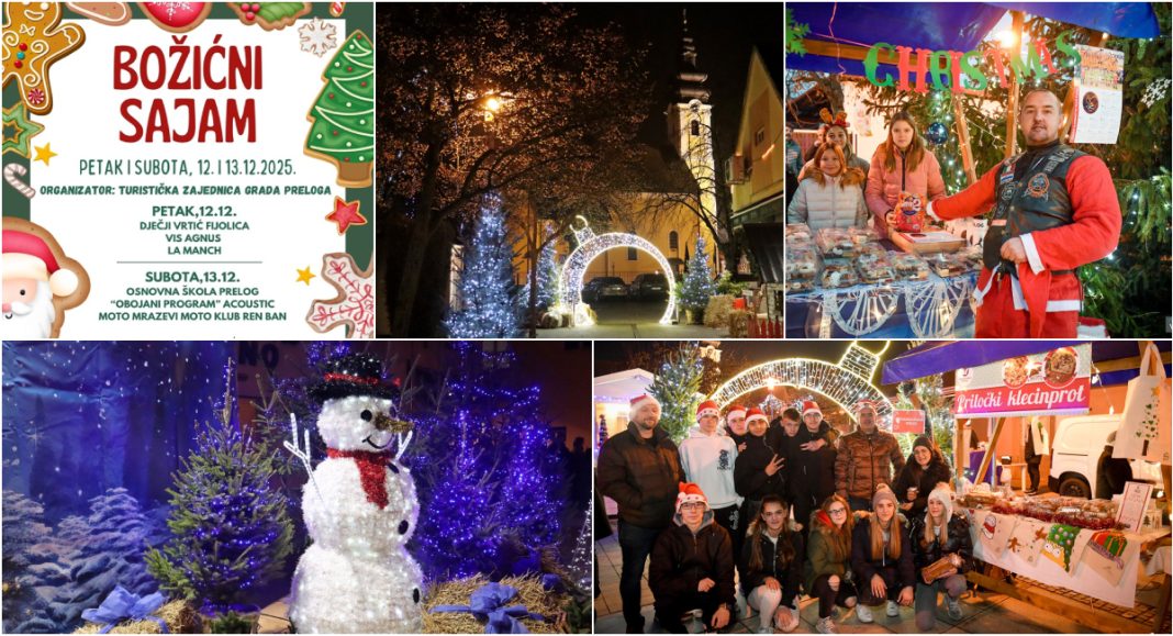 U petak i subotu, 12. i 13. prosinca, od 14 do 20 sati ne propustite Božićni sajam u Prelogu! GLAVNA
