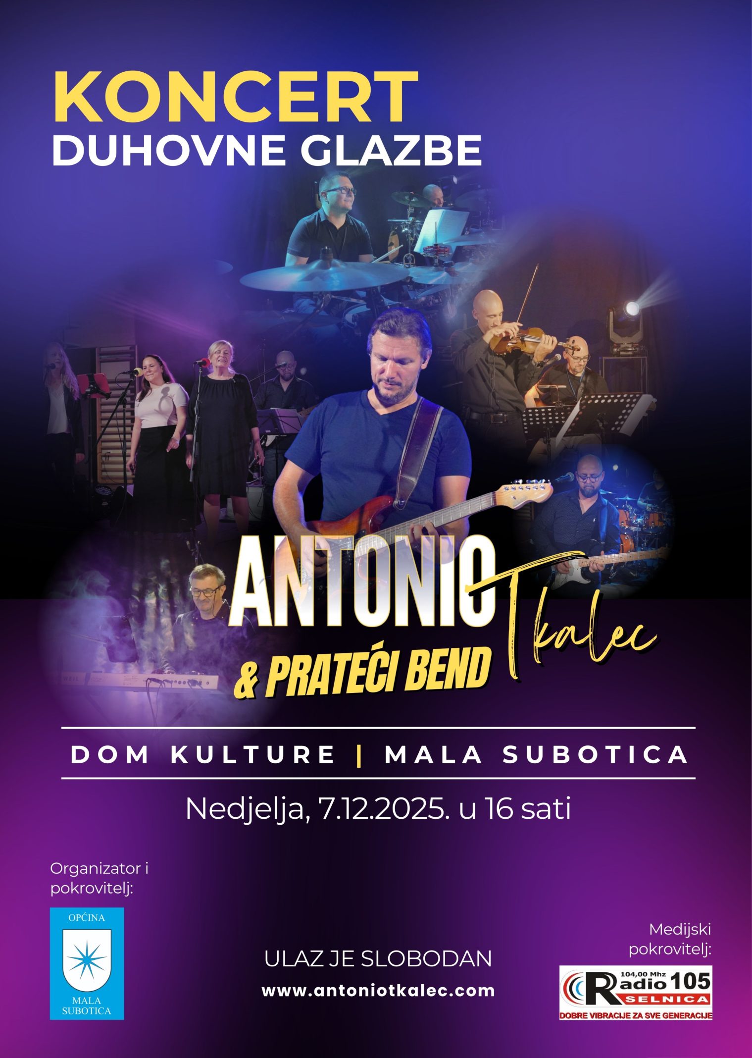 Plakat za koncert 2025