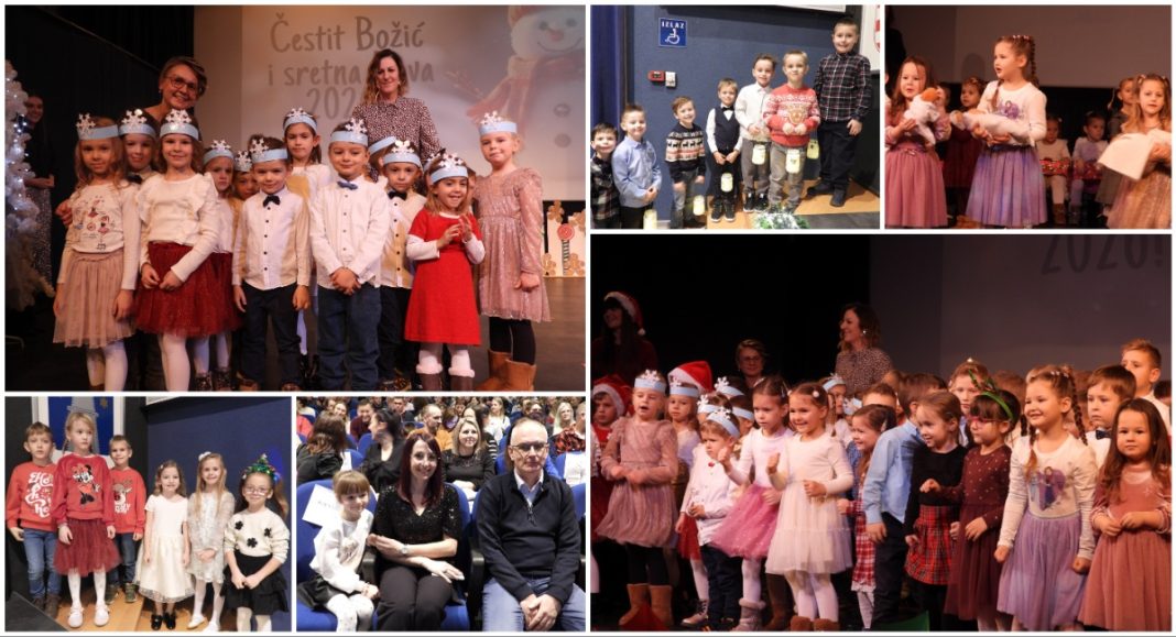 FOTO/VIDEO Mališani Dječjeg vrtića Fijolica ispunili Dom kulture pjesmom, plesom i blagdanskom radošću Fijolica naslovna