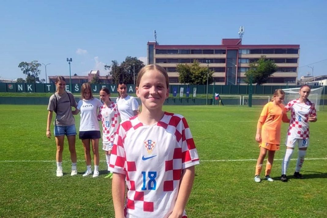 Jana Škrlec na zimskom kampu reprezentacije Jana skrlec nogomet