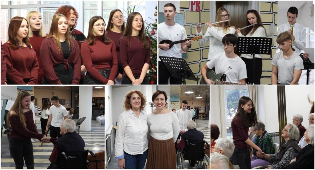FOTO/VIDEO Blagdanske pjesme učenika Srednje Škole Čakovec ispunile Depadansu toplinom Naslovna depadansa