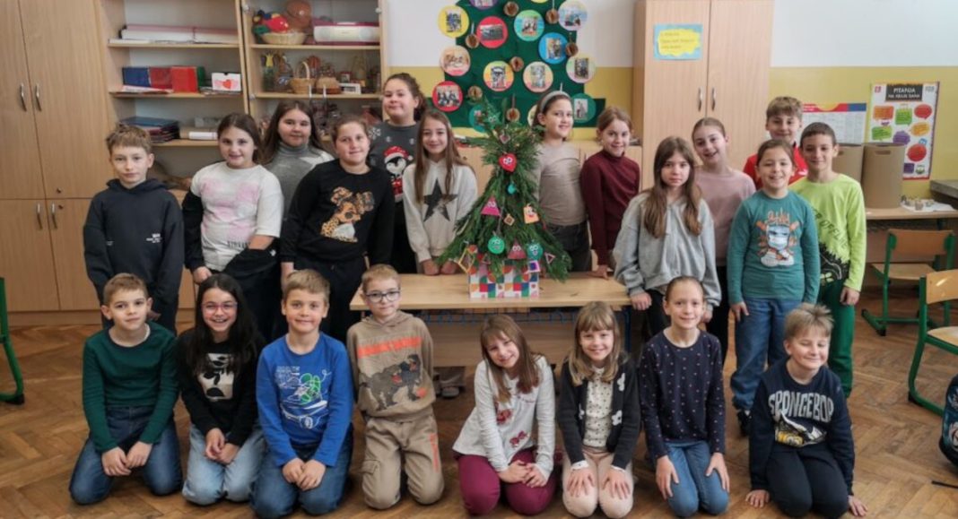 Geometrijska jelka – kreativni STEM duh u OŠ Tomaša Goričanca Mala Subotica Skola tomasa goricanca