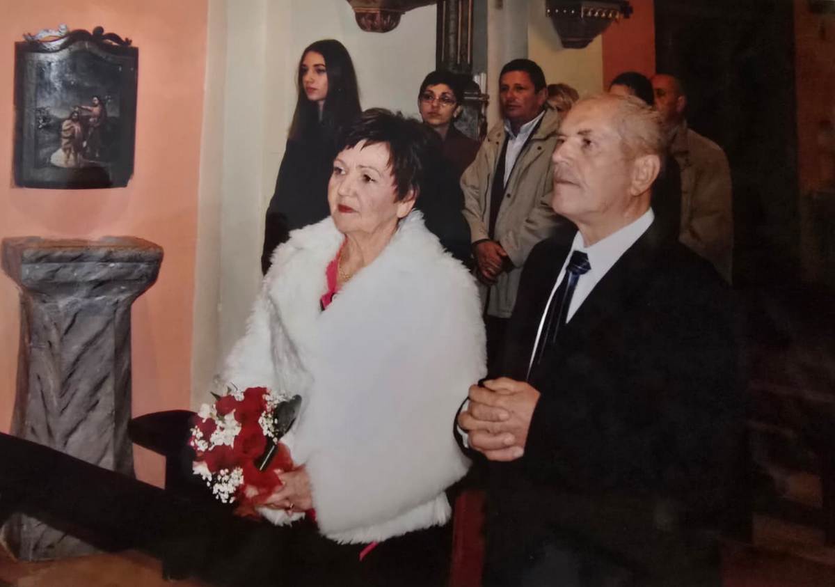 Za unutra 3 Marija i Stjepan Bašnec na obnovi zavjeta na svom zlatnom piru prije 10 godina