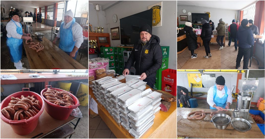 FOTO/VIDEO Kad nogometaši umjesto golovima navijače razvesele čvarcima, špekom i kobasicama BeFunky collage