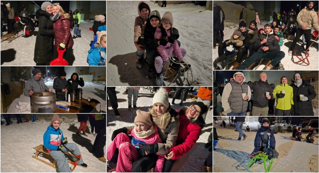 FOTO/VIDEO Kašteljski breg oživio snježne uspomene: sanjke, čaj i kuhano vino za sve generacije! BeFunky collage 2026 01 07T194448.360