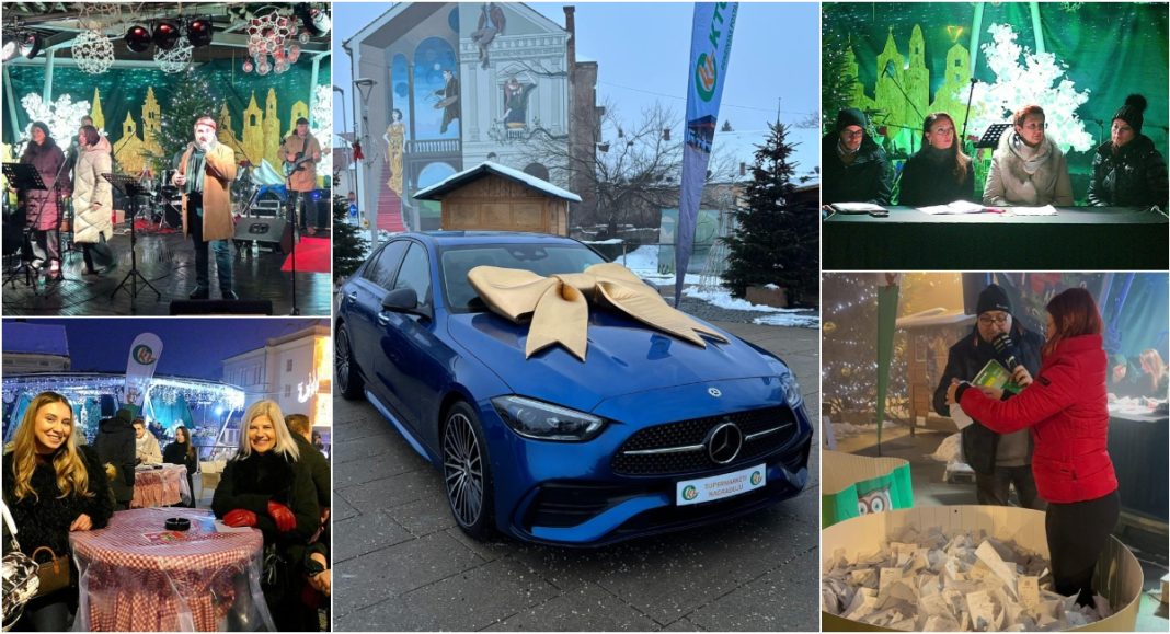 FOTO Na trgu u Križevcima izvučeni dobitnici velikih KTC nagrada: Mercedes, Honda i Quad otišli u prave ruke BeFunky collage 2026 01 12T130611.449