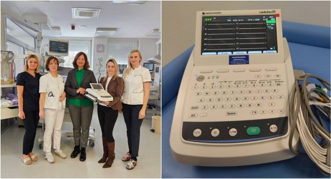 Novi EKG uređaj unaprijedit će skrb za novorođenčad u Županijskoj bolnici Čakovec BeFunky collage 2026 01 13T114121.954