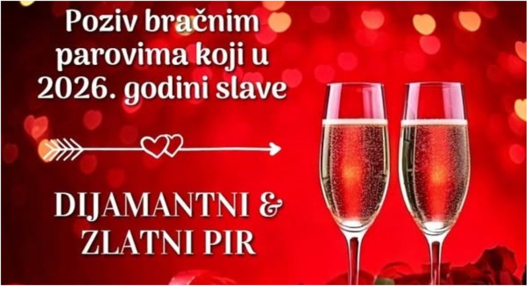 Općina Strahoninec daruje bračne parove koji ove godine slave 50, 55, 60 i više “okruglih” godina braka! Javite se! BeFunky collage 2026 01 14T083406.802