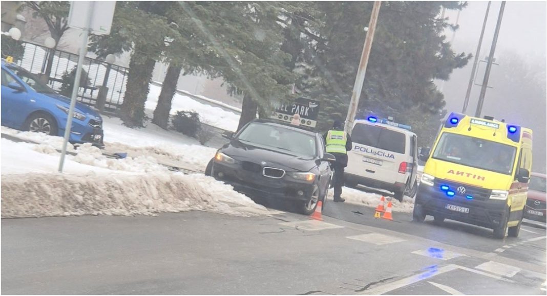 Sudarila se tri osobna vozila kod Hotela Park BeFunky collage 2026 01 15T140418.147