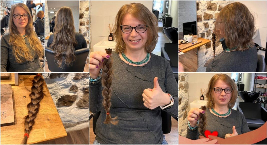 FOTO Danijela Rusak donirala 30 centimetara kose za stradale u požaru u Crans-Montani BeFunky collage 2026 01 19T123039.571