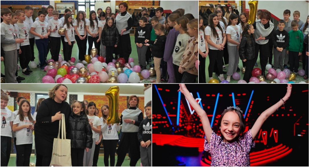FOTO/VIDEO Emotivan školski doček za pobjednicu ‘The Voice Kids’ Nikol Kutnjak BeFunky collage 2026 01 20T142319.541