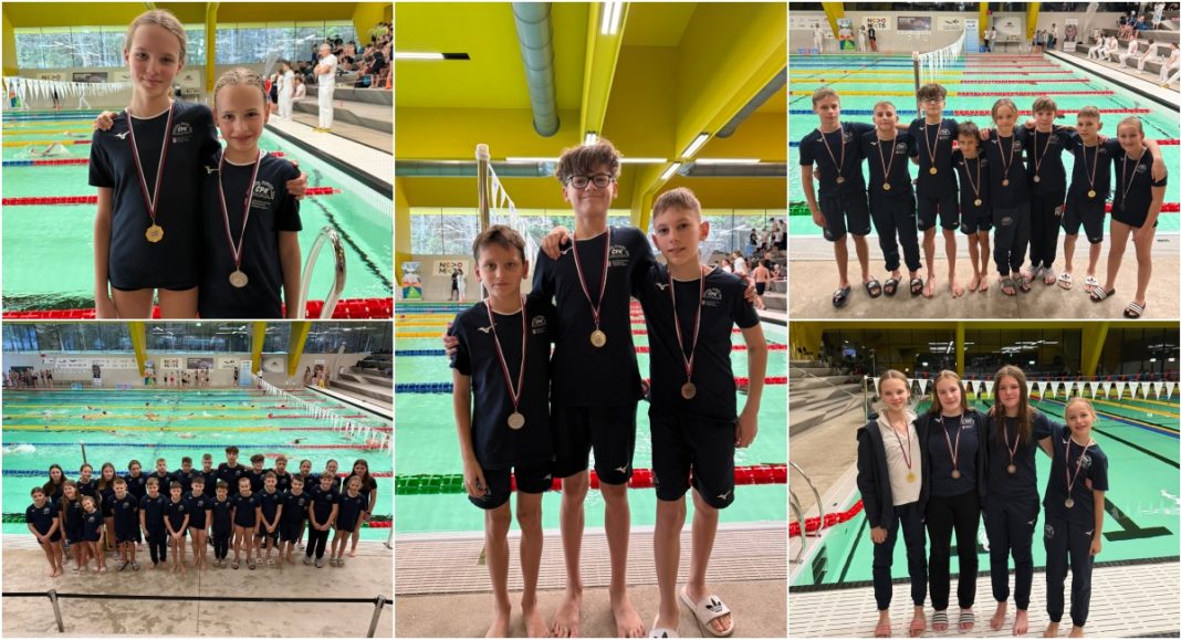 FOTO Veliki uspjeh mladih nada Čakovečkog plivačkog kluba na međunarodnom natjecanju u Sloveniji BeFunky collage 2026 01 22T141204.257