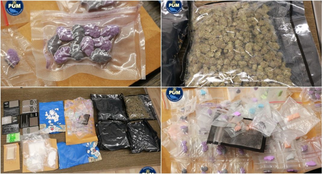 FOTO Pretragom stana u Čakovcu pronađena veća količina marihuane, estasyja i speeda BeFunky collage 2026 01 27T095335.559