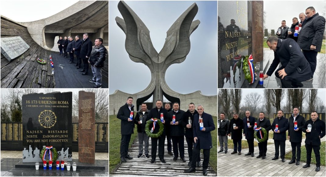 FOTO Predstavnici Roma Međimurske županije posjetili Ušticu i Jasenovac u znak sjećanja na žrtve holokausta BeFunky collage 2026 01 28T090137.540