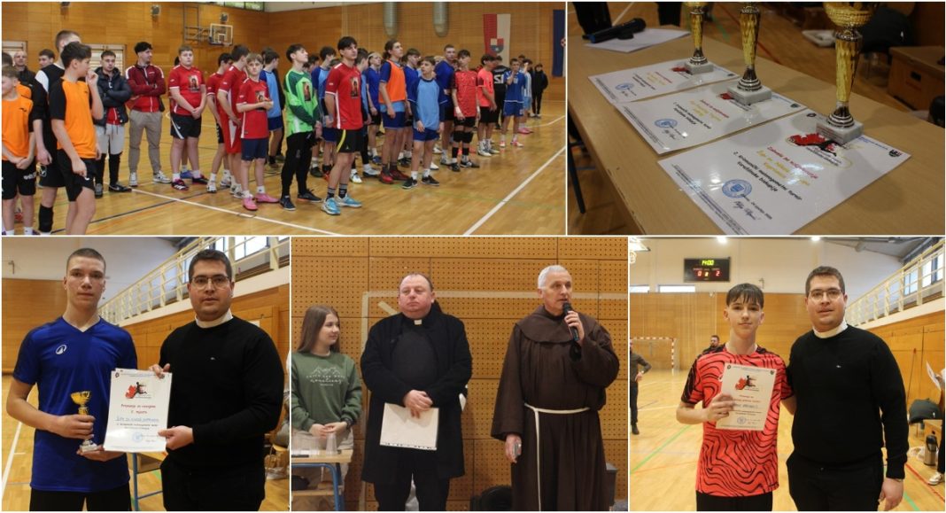 FOTO U dvorani II. OŠ Čakovec održan krizmanički malonogometni turnir BeFunky collage 2026 01 28T121959.004