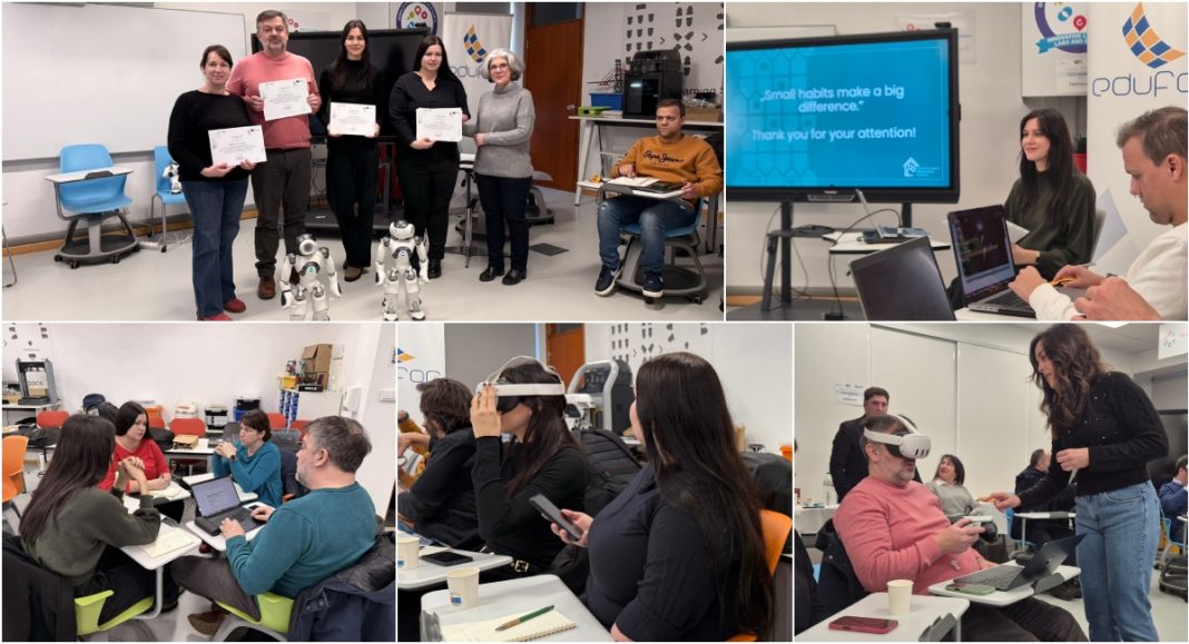 FOTO Robot kao učitelj i saveznik: čakovečki stručnjaci o budućnosti inkluzivnog obrazovanja u Portugalu BeFunky collage 2026 01 29T123814.788