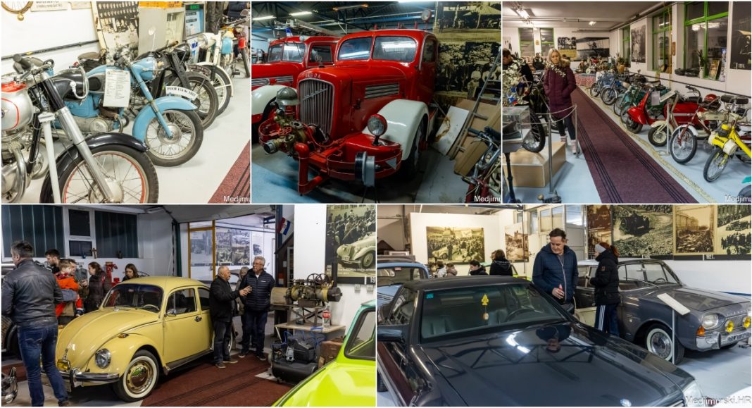 FOTO/VIDEO Noć muzeja u Oldtimer muzeju Šardi u Selnici: posjetitelji razgledali rijetke primjerke starih vozila BeFunky collage 2026 01 31T084251.738